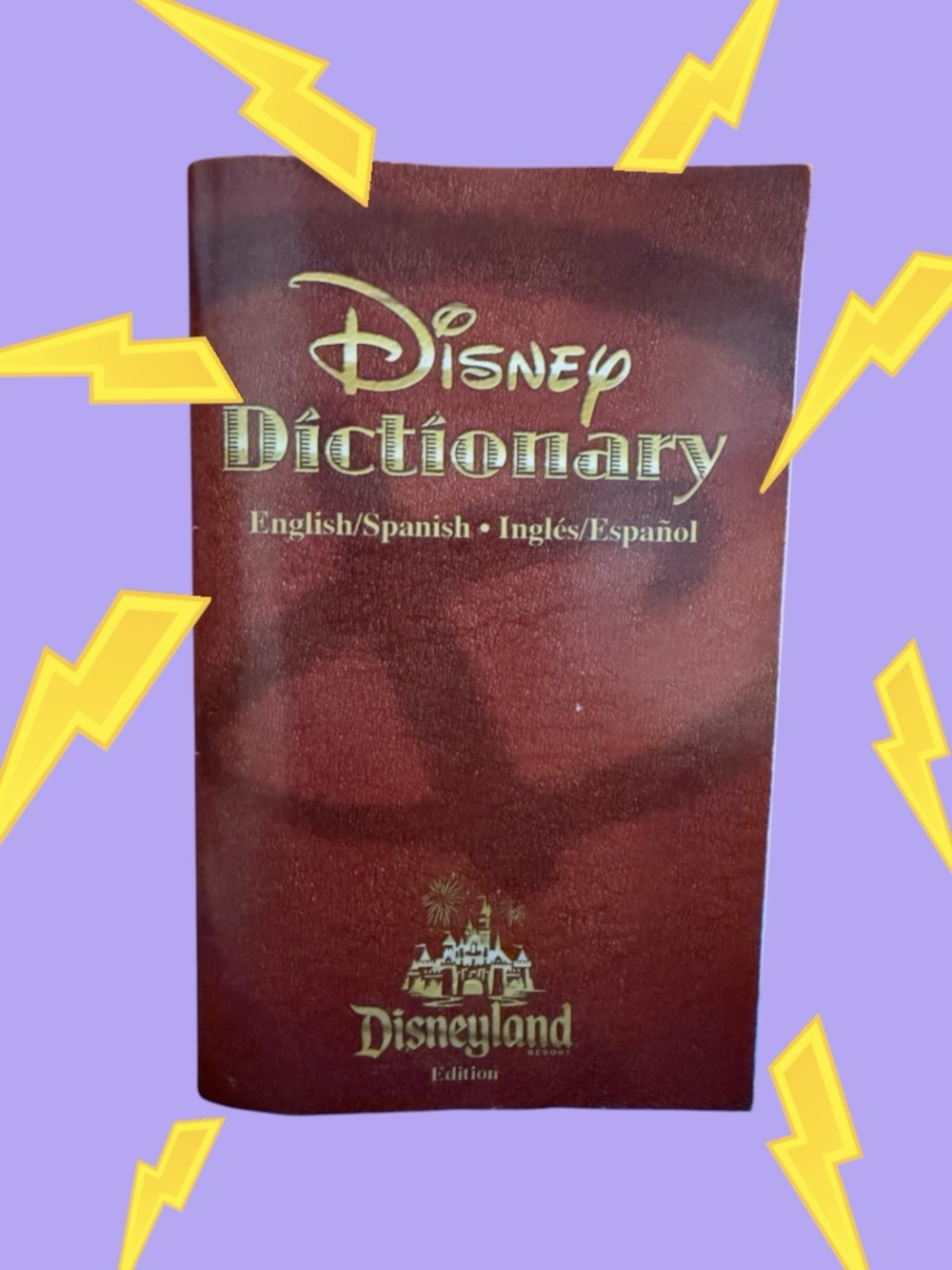 Disney English/Spanish Dictionary Book - Cast Member Disneyland Edition